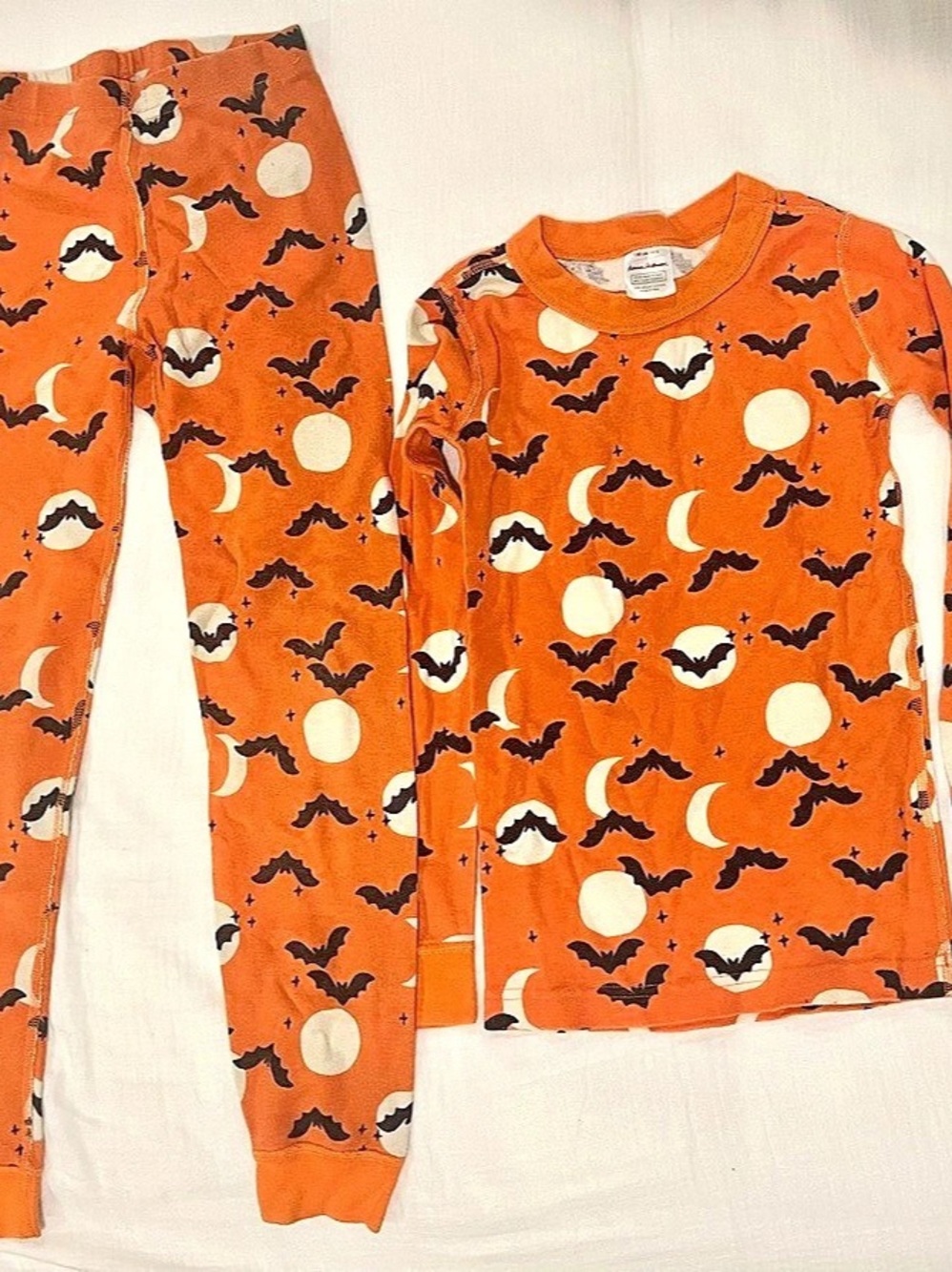 2 sets of Hanna Andersson Halloween Pajamas in Organic Cotton - Size 8
